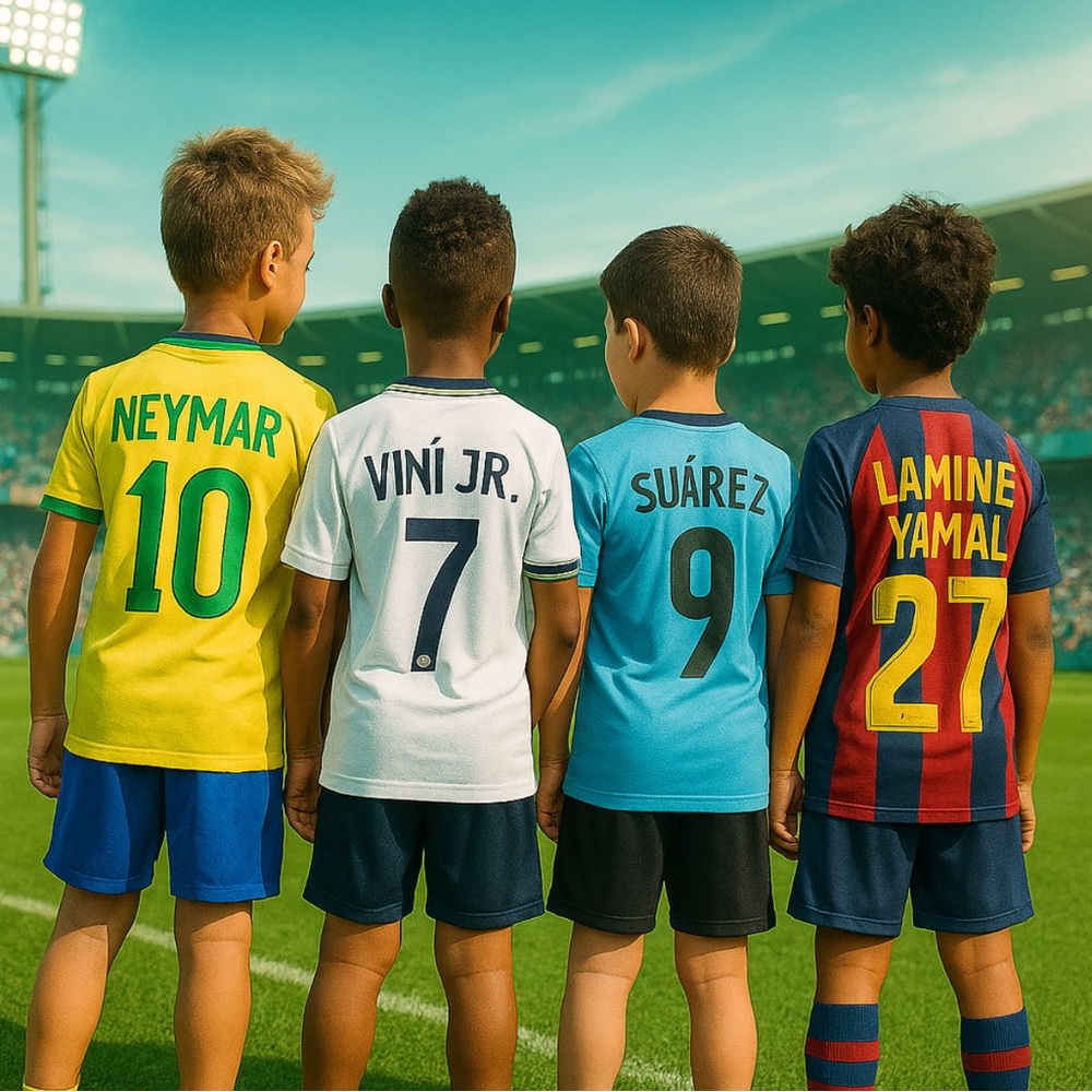 Kids Messi #10 Adidas Soccer Jersey Kit (Jersey + Shorts) Youth (SMALL) (24) Set - Picture 5 of 5